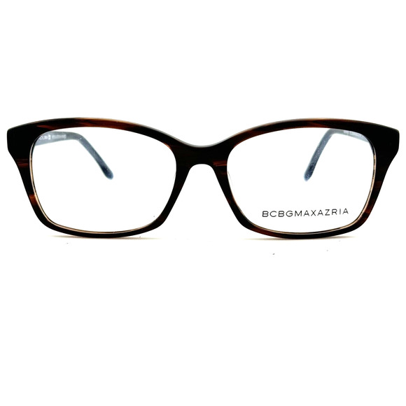 BCBGMAXAZRIA MERISSA‎ Brown Horn EYEGLASSES FRAME 53-16-140mm H13383 main image 6